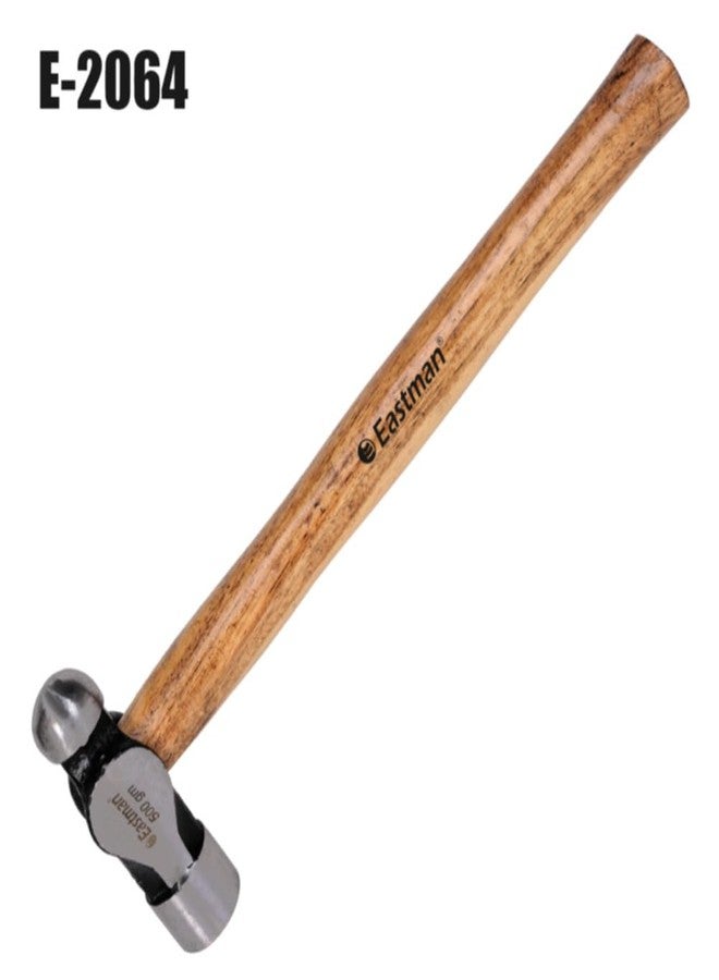 إيست مان مطارق إيستمان ذات الرأس الكروي - النوع الأمريكي، 300 غرام، فولاذ مطروق مع مقبض خشبي معالج للاستخدام المنزلي والصناعي والمهني (E-2064) - Image 5